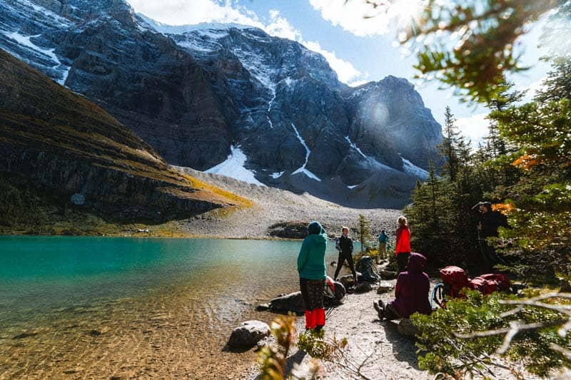 guided backpacking trips alberta