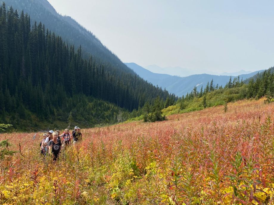 guided backpacking trips alberta