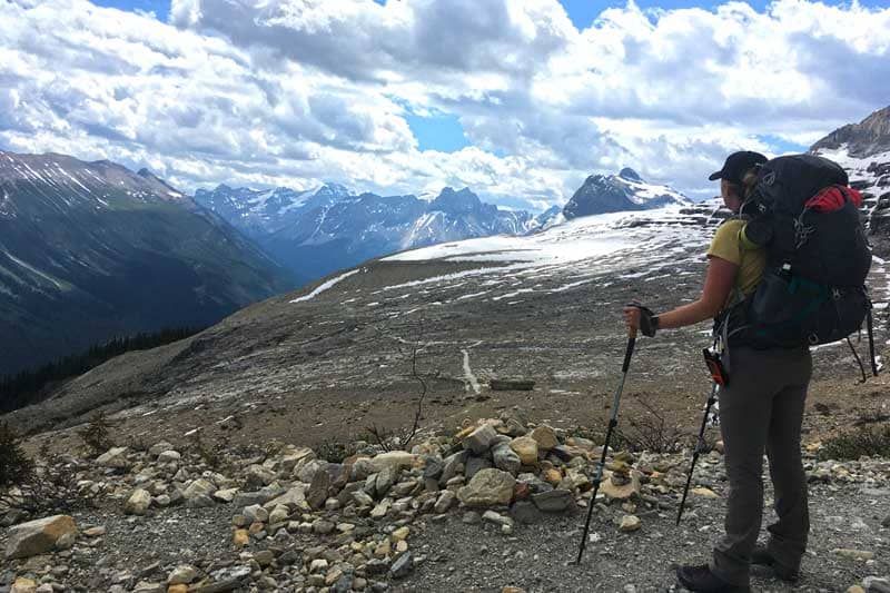 guided backpacking trips alberta